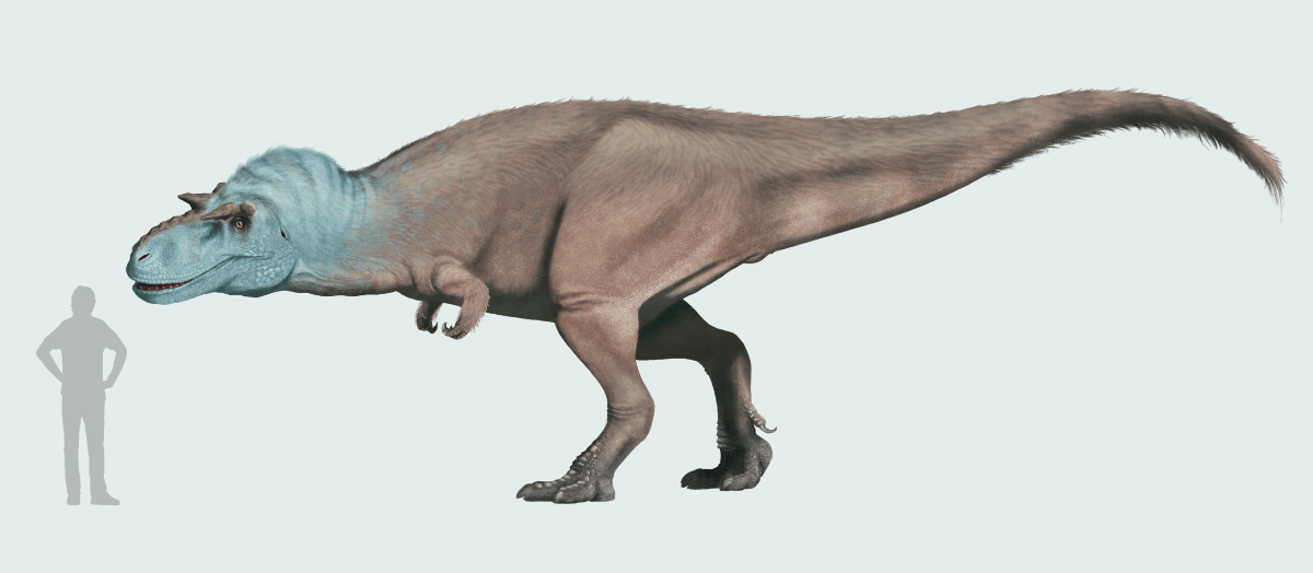 絵本『恐竜トリケラトプスとパキリノサウルス』ゴルゴサウルス