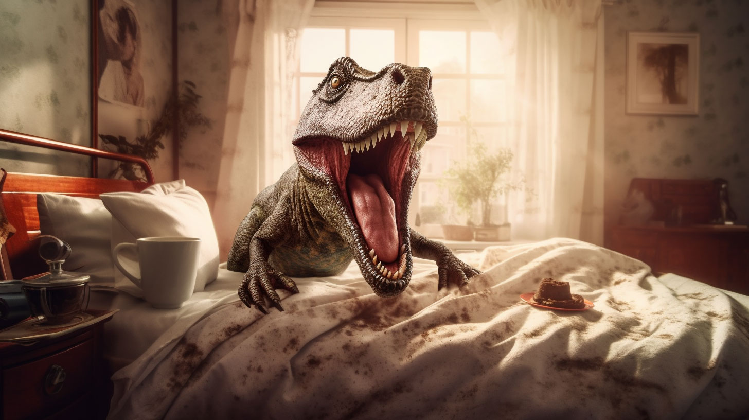 恐竜ってどうやって寝ていたの？