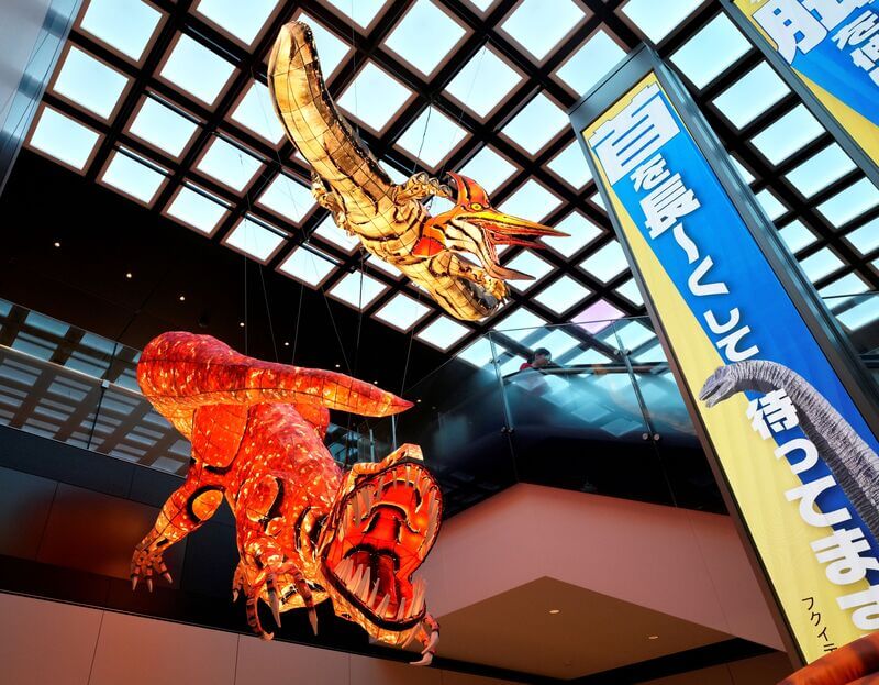 恐竜王国ふくいの恐竜展示＠東京駅