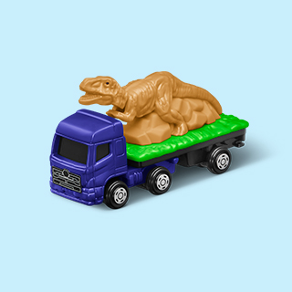 【トミカ 恐竜搬送車】マクドナルド ハッピーセットに4月12日から登場！
