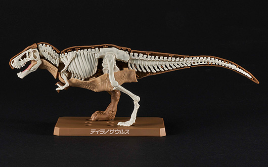 組み立てる恐竜フィギュア・プラノサウルス「ティラノサウルス」骨格