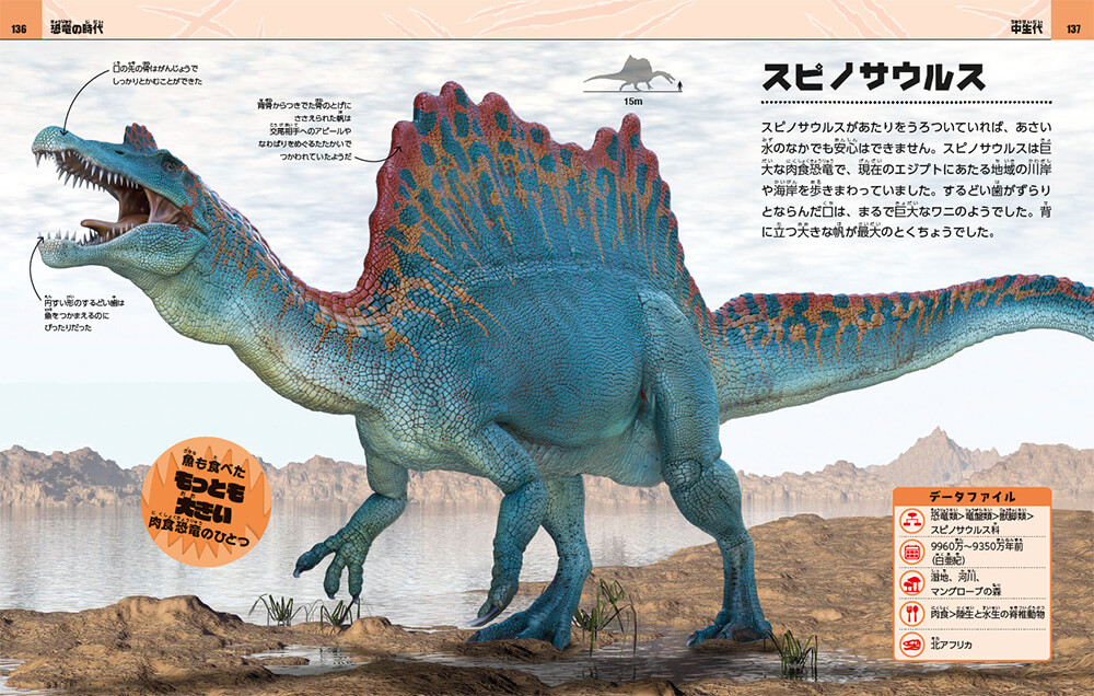 『最強恐竜超図鑑』スピノサウルス